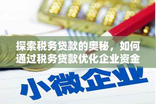 德惠探索税务贷款的奥秘，如何通过税务贷款优化企业资金流