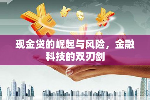 德惠现金贷的崛起与风险，金融科技的双刃剑