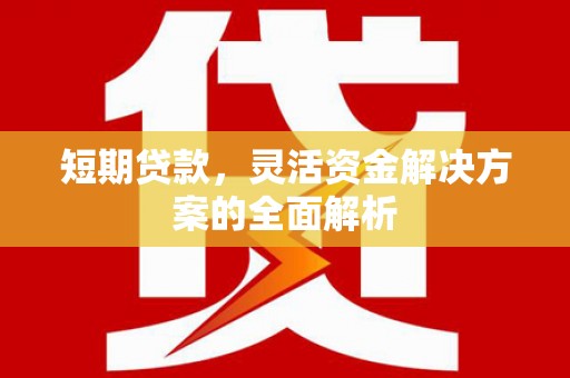 德惠短期贷款，灵活资金解决方案的全面解析
