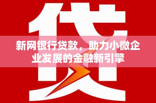 德惠新网银行贷款，助力小微企业发展的金融新引擎