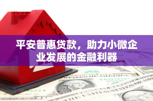 德惠平安普惠贷款，助力小微企业发展的金融利器