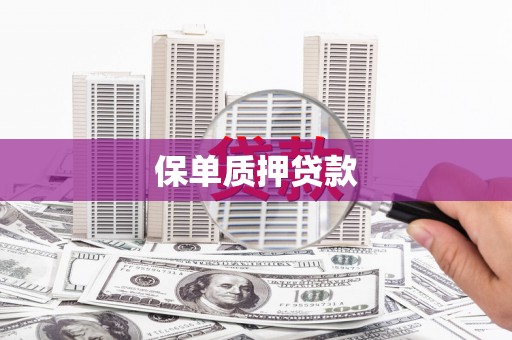 德惠保单质押贷款