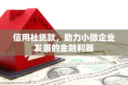 德惠信用社贷款，助力小微企业发展的金融利器