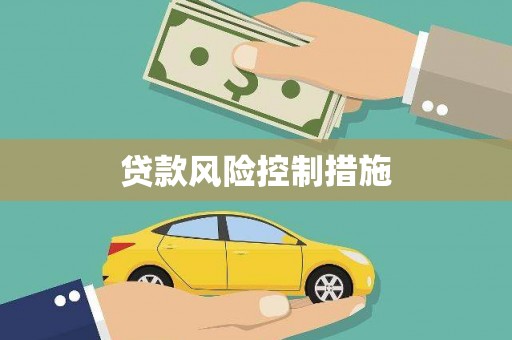 德惠贷款风险控制措施